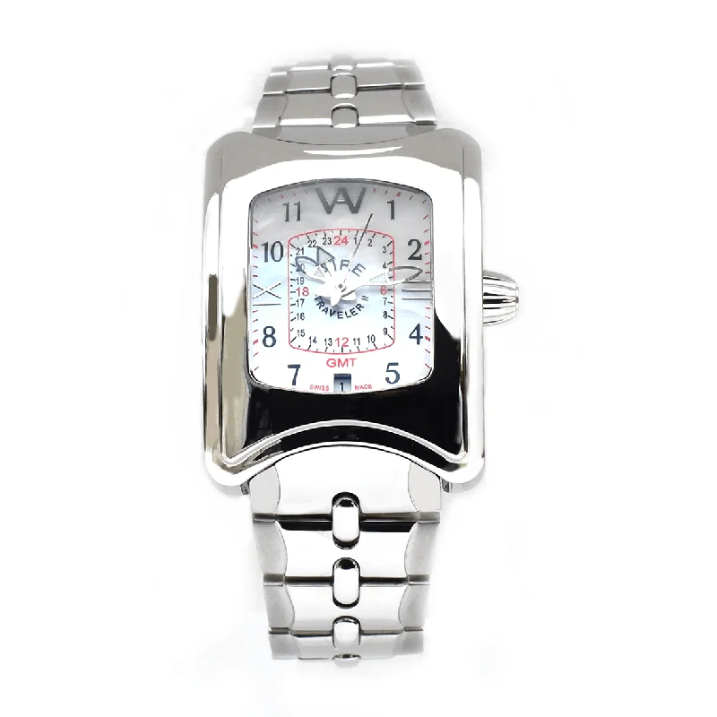 Watch - Aire Traveler II GMT Automatic Swiss Made Unique Watch For Men And Women