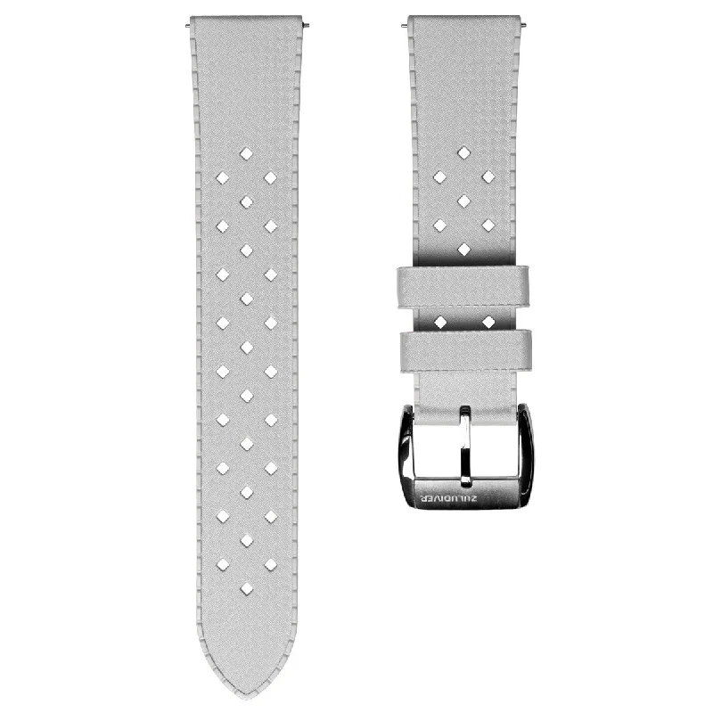 AquaTropic Rubber Watch Strap (MKII) - Coconut White