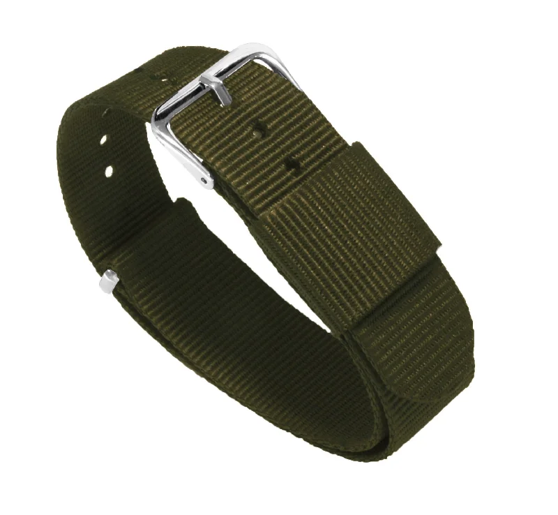 Army Green Nylon NATO® style Watch Band