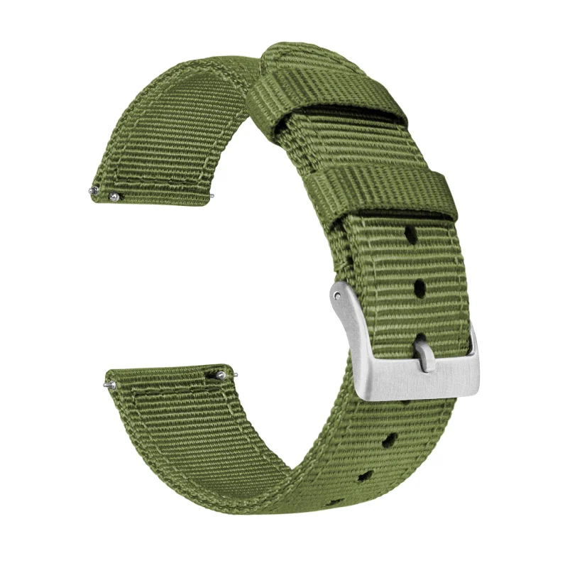 Army Green Two Piece NATO® style Watch Band