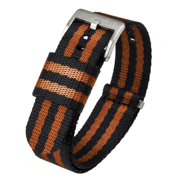 Black Burnt Orange Jetson NATO® style Watch Band (24mm SALE)