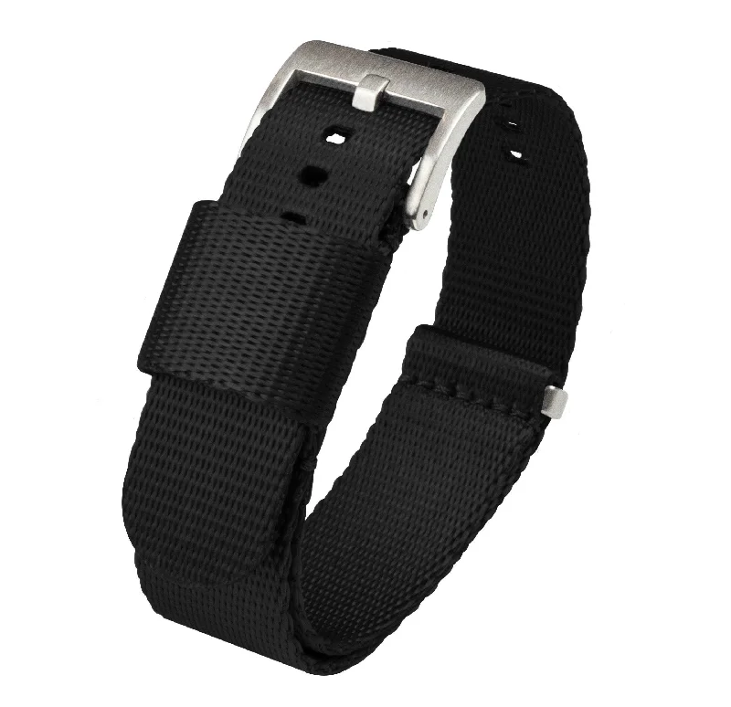 Black Nylon NATO® style Watch Band