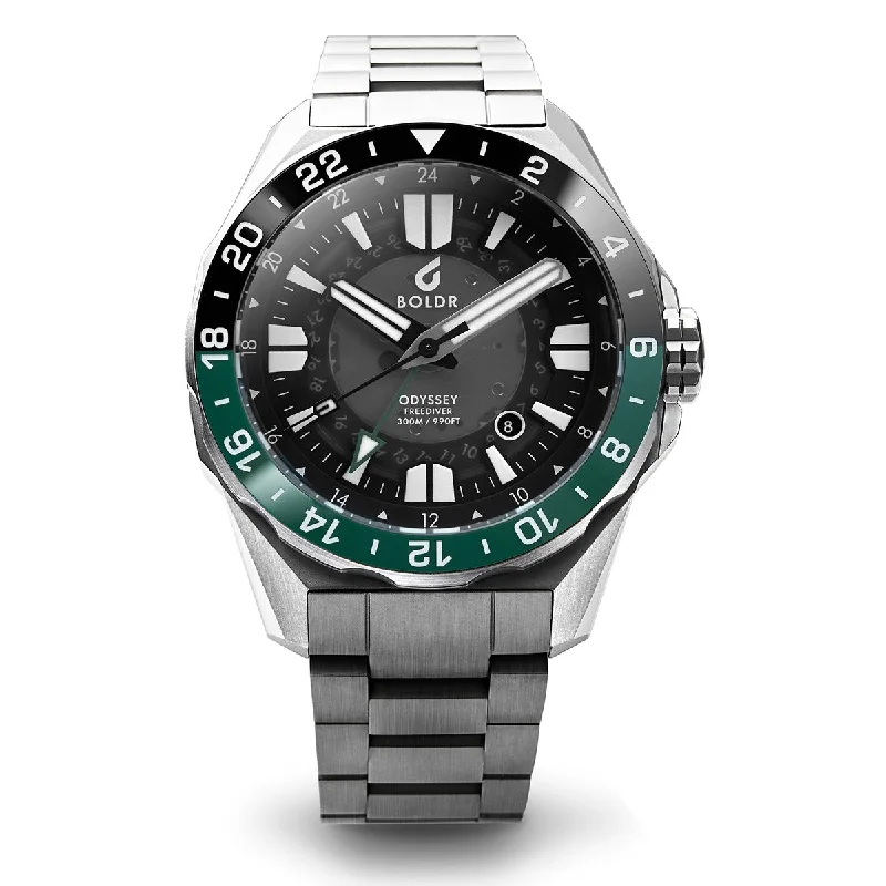 Boldr Odyssey Freediver GMT - Black / Green