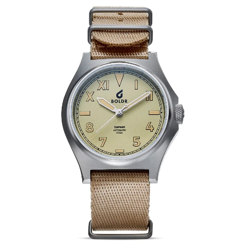 Boldr Safari Ranger Upepo Field Watch - Matt Khaki