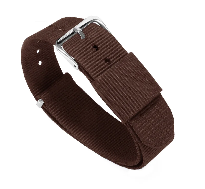 Chocolate Brown NATO® style Watch Band