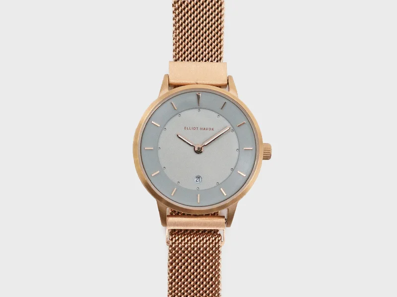 Cool Grey Minimalist Mesh - 30mm