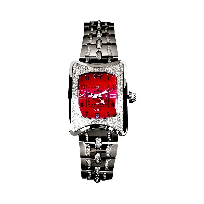 Watch - Aire Traveler II GMT Swiss Made Automatic Unique Diamond Watch For Men And Women