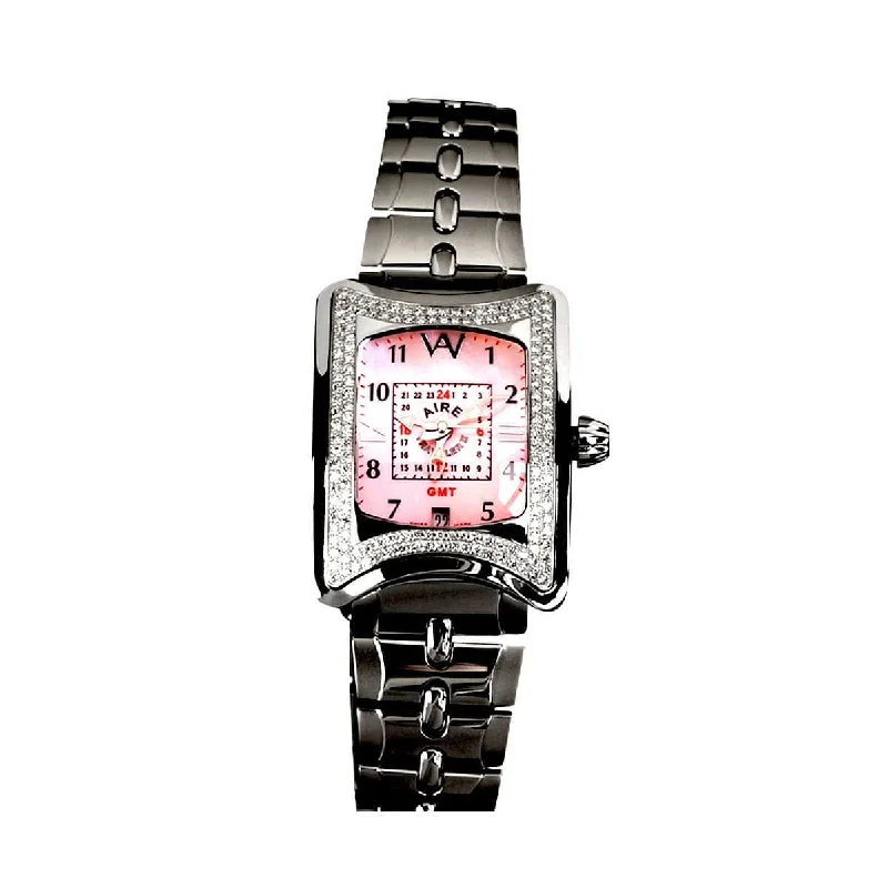 Watch - Aire Traveler II GMT Swiss -Made Automatic Unique Diamond Watch For Men And Women