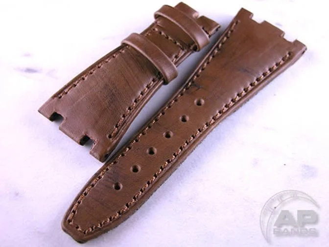 Decantare Mocha Vintage Grain Calf Strap For Audemars Piguet Royal Oak Offshore