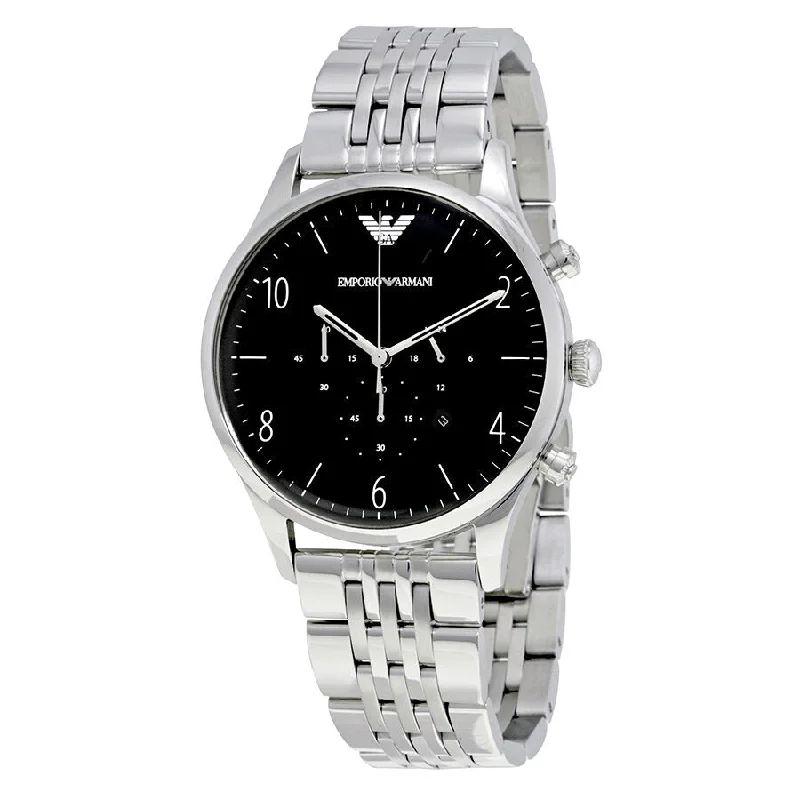 Emporio Armani Beta Chronograph Black Dial Men's Watch AR1863