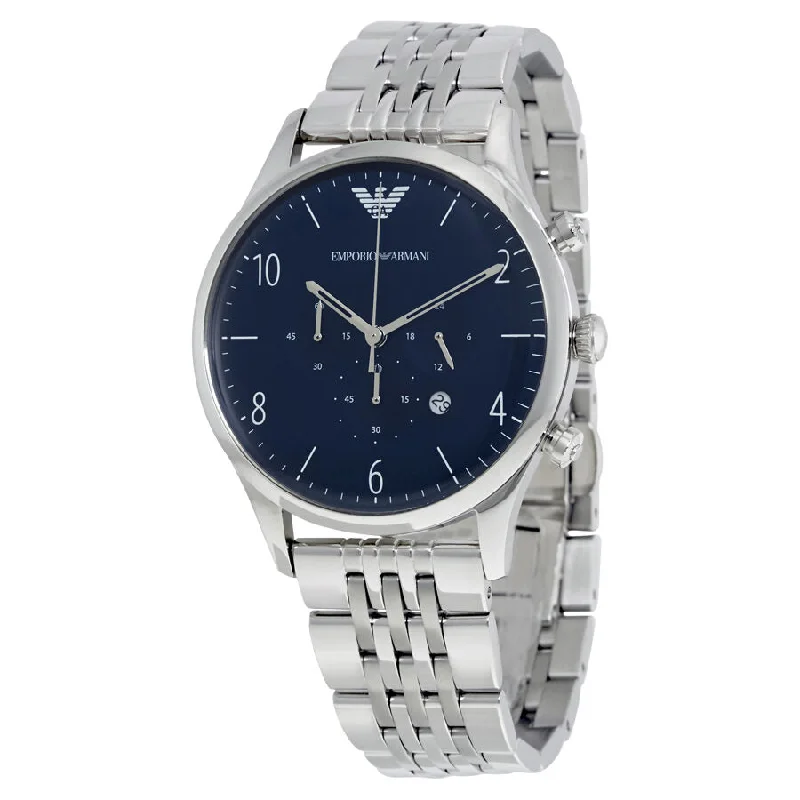 Emporio Armani Dress Chronograph Blue Dial Men's Watch AR1942