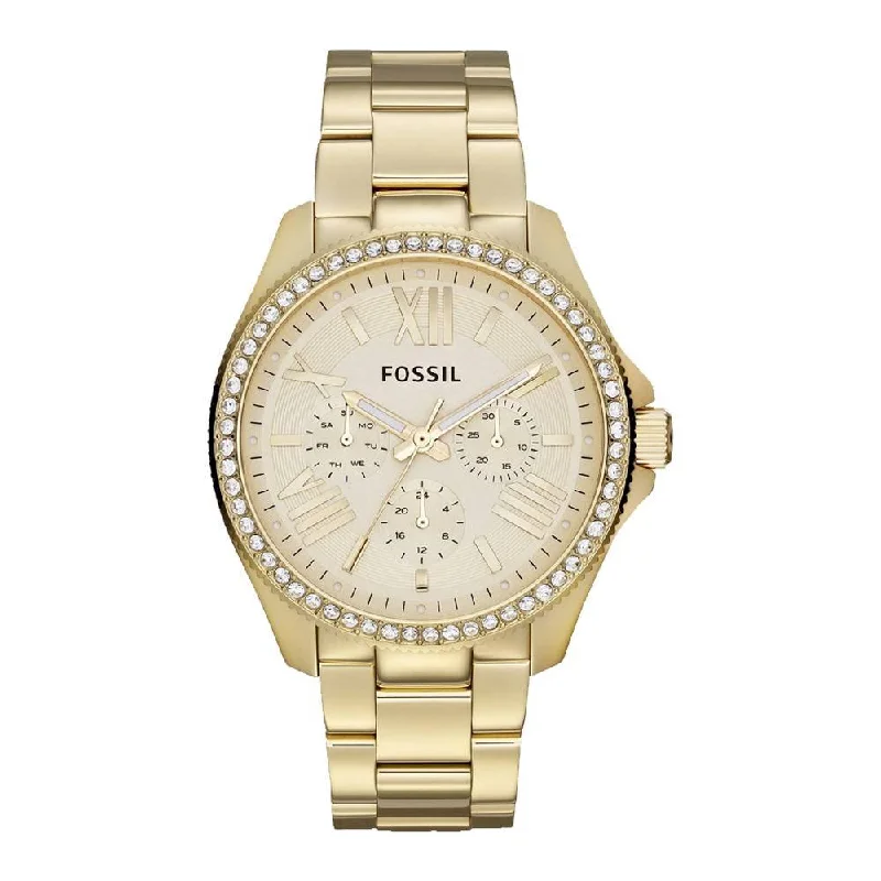 Fossil Cecile Multifunction Champagne Dial Women's Watch AM4482