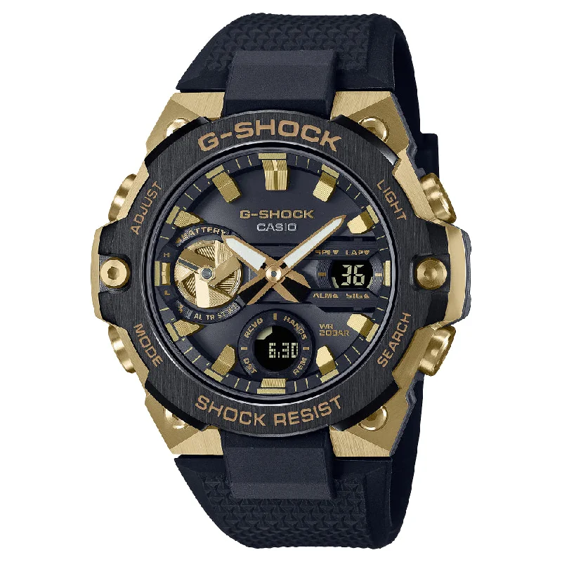 G-Shock G-Steel GST-B400 Series - Black/Gold, GSTB400GB1A9