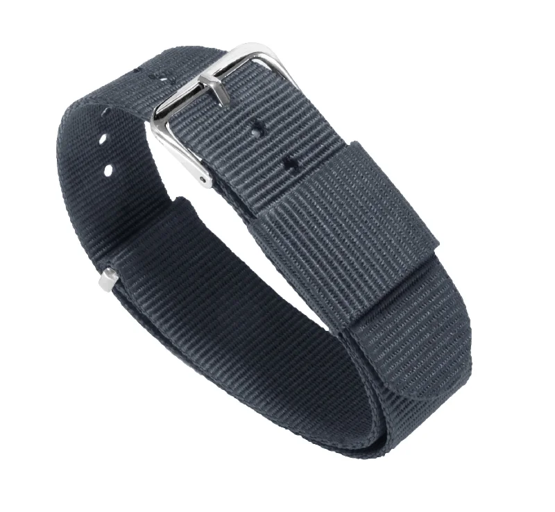 Grey Nylon NATO® style Watch Band