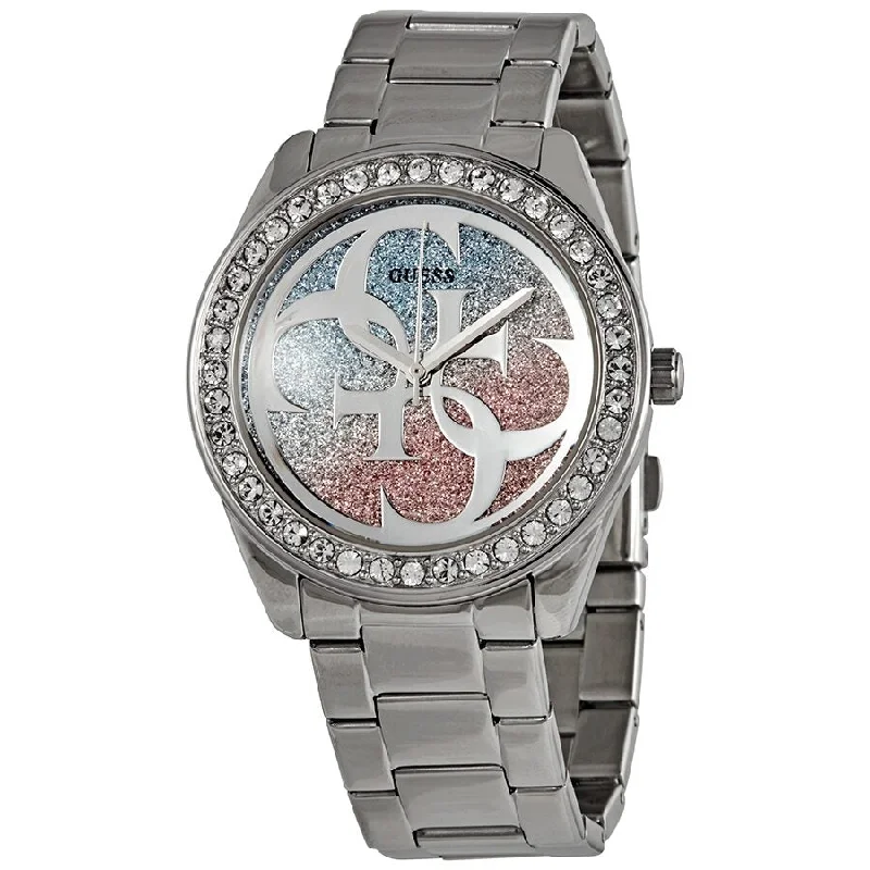 Guess G Twist Quartz Crystal Ladies Watch W1201L1