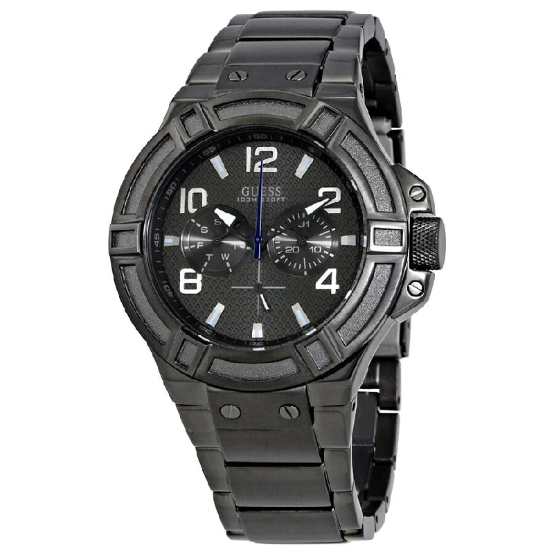 Guess Rigor Multi-Function Grey Dial Men's Watch W0218G1