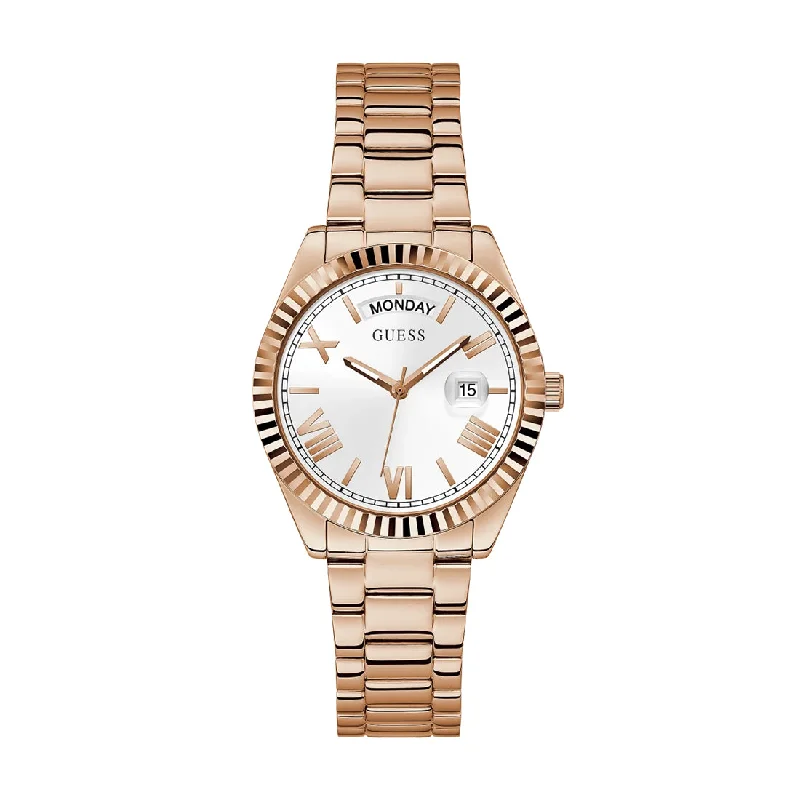 Guess Luna Rose Gold White Dial Women's Watch GW0308L3