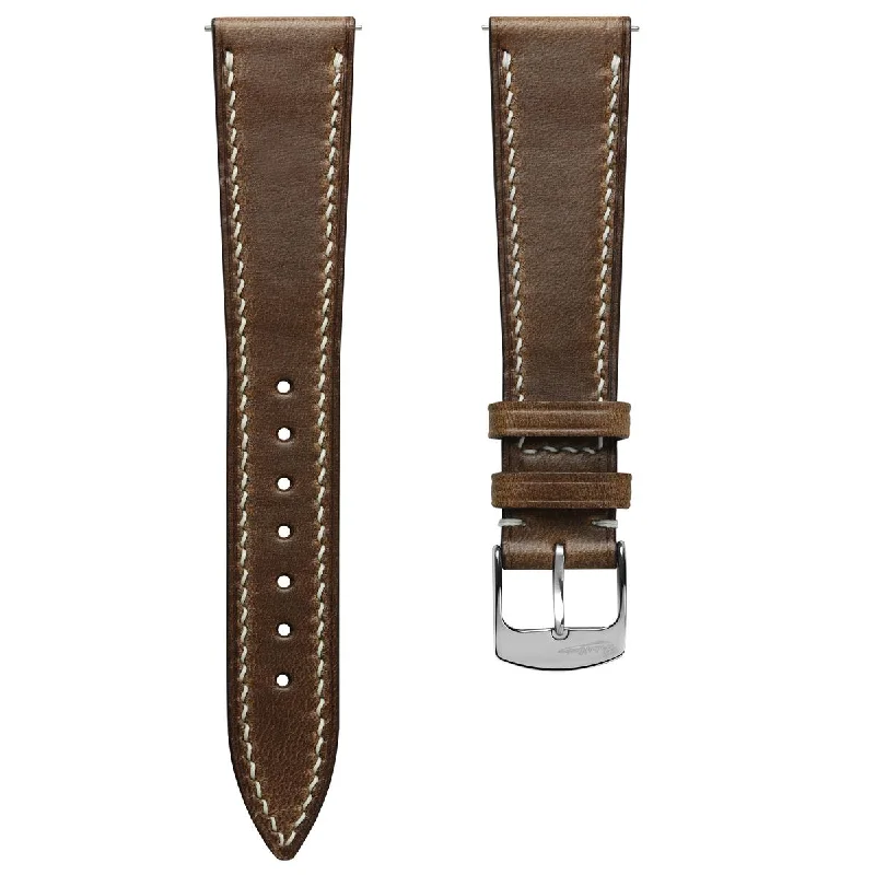 Genuine Horween Chromexcel® Watch Strap - Light Brown