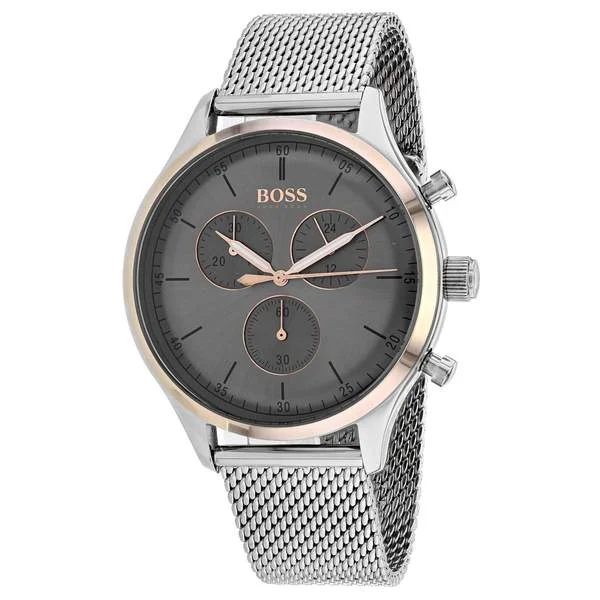 Hugo Boss Companion Chronograph Grey Dial Men's Watch 1513549