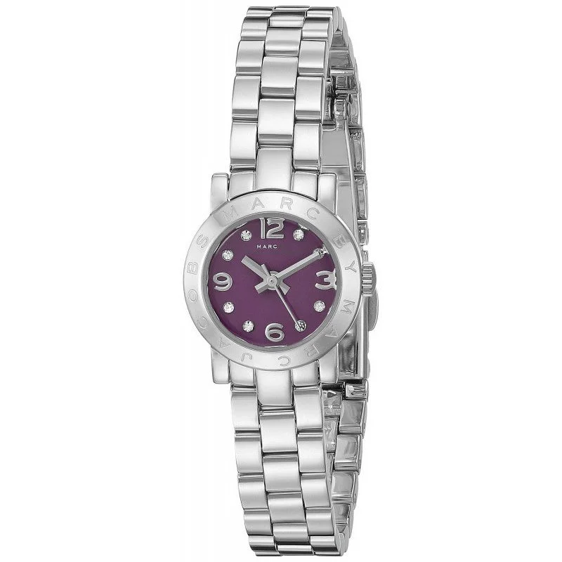 Marc By Marc Jacobs Amy Mini Purple Dial Ladies Watch MBM3228