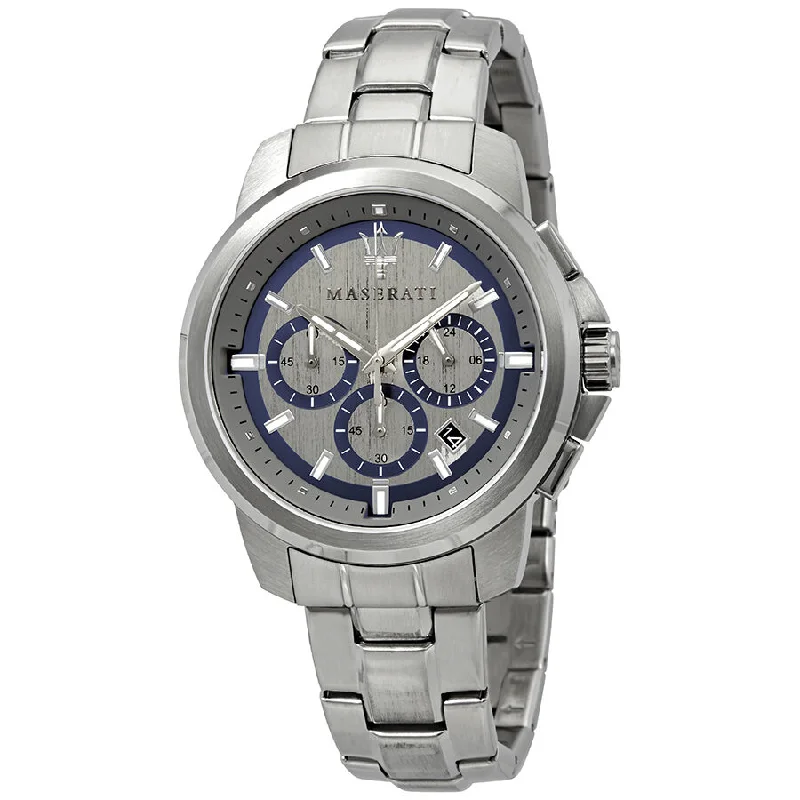 Maserati Successo Chronograph Silver Dial Men's Watch R8873621006