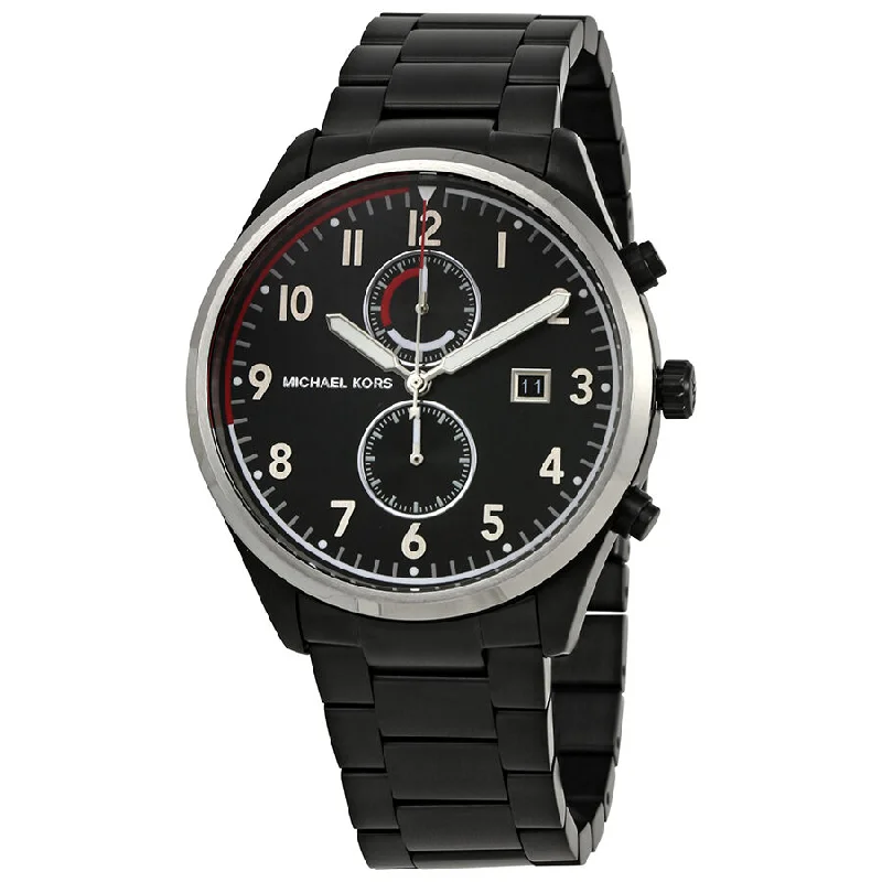 Michael Kors Saunder Chronograph Black Dial Men's Watch MK8575