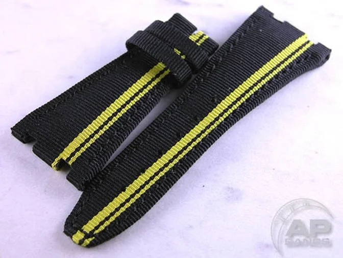 Prototipo Racing Line Tech Yellow Strap For Audemars Piguet Royal Oak Offshore