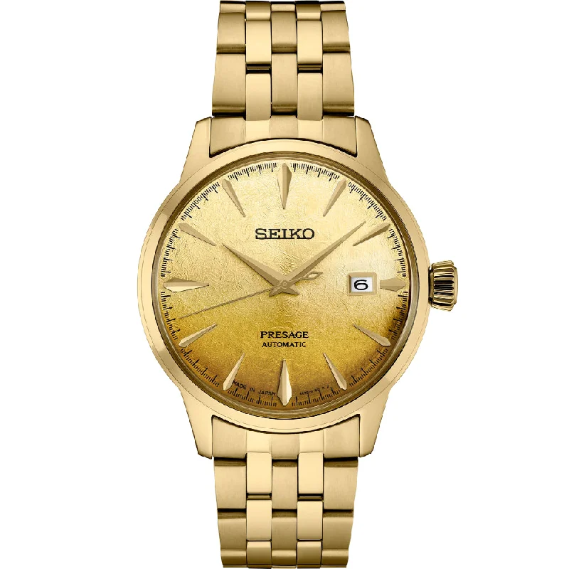 Seiko Presage Cocktail Time, Gold Gradation Dial - SRPK46