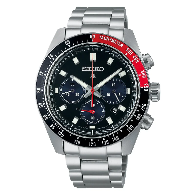 Black Dial/ Black & Red Bezel