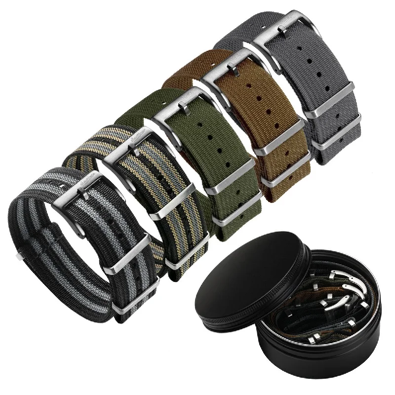 WatchGecko Ridge British Military 5 Watch Strap Set - Classic