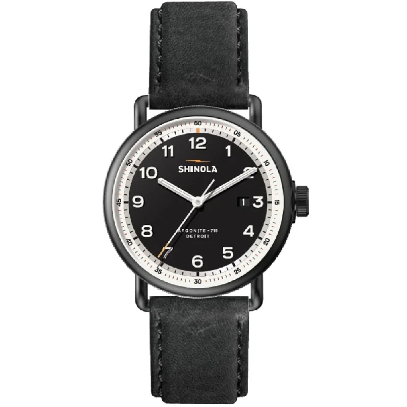 Shinola Canfield Model C56 43mm, Black Dial