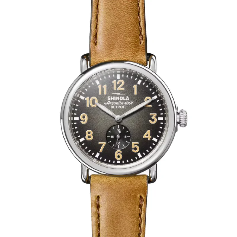 Shinola Runwell Sub Second 41mm Black/Brown