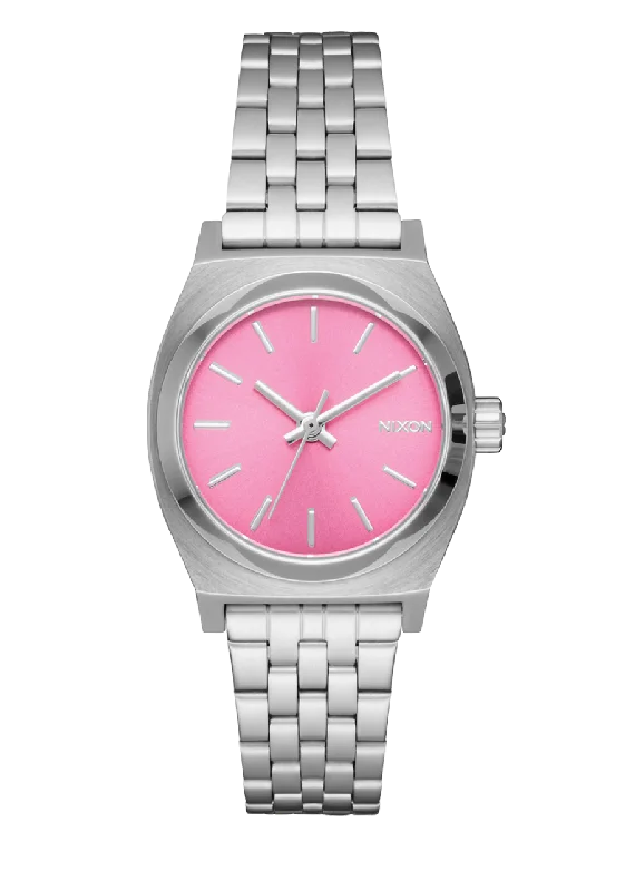 Small Time Teller - Silver / Pink