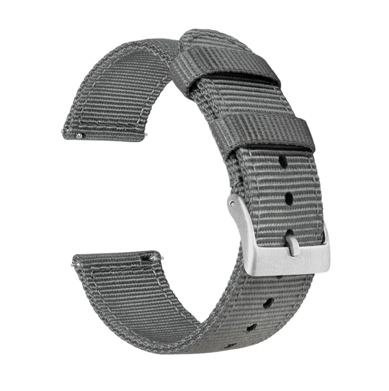 Smoke Grey Two Piece NATO® style Watch Band