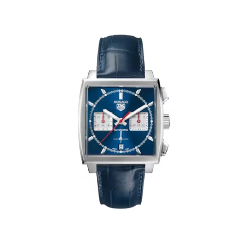 Tag Heuer Monaco 39mm Automatic Chronograph, Blue