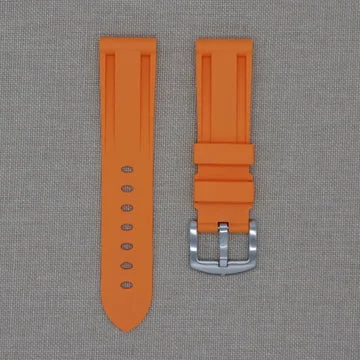 Tempomat - 22mm Orange Rubber Strap