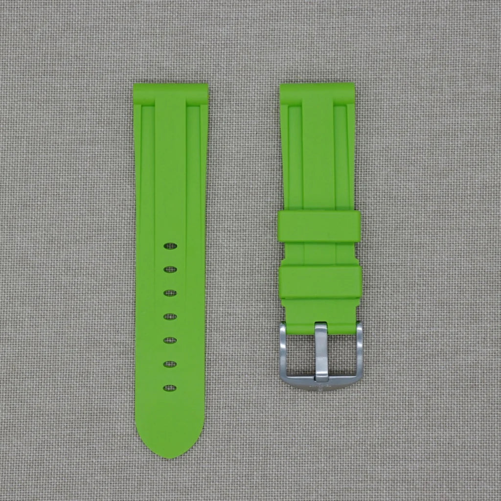 Tempomat- 24mm Lime Rubber Strap