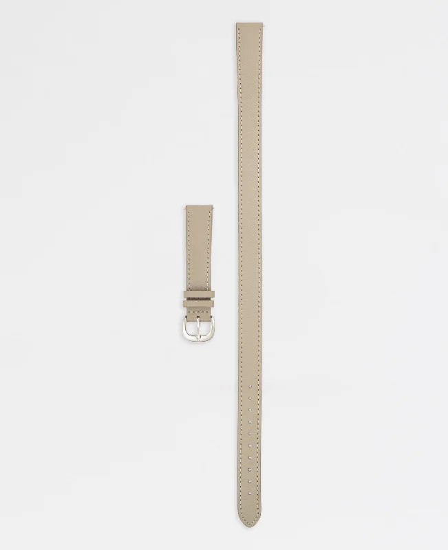 The 16mm Classic Strap: Grey Bracelet/ Silver