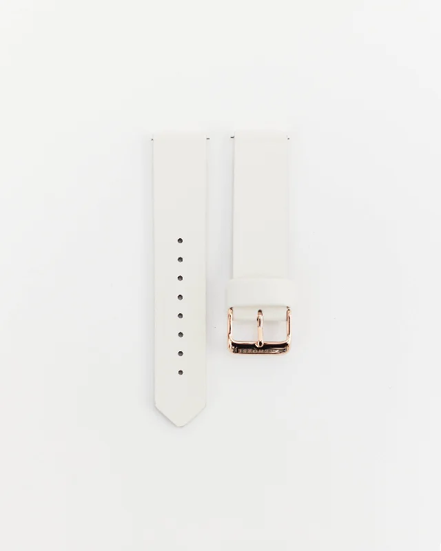 The 20mm Original: Milk Leather / Rose Gold Strap