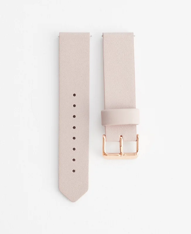 The 20mm Original: Blush Leather / Rose Gold Strap