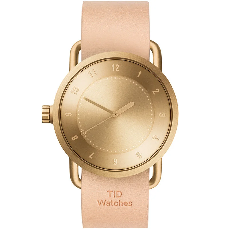 TID No.1 Gold Dial / Natural Leather Strap / Gold Buckle