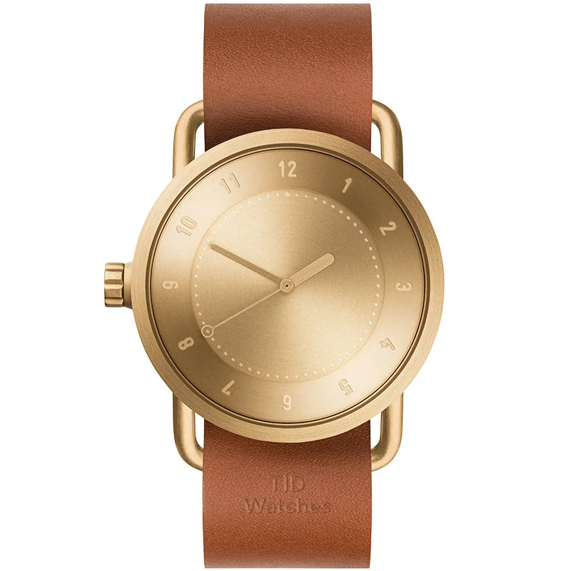 TID No.1 Gold Dial / Tan Leather Strap / Gold Buckle