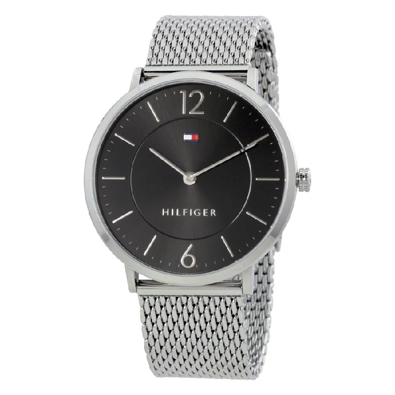 Tommy Hilfiger Ultra Slim Black Dial Men's Watch 1710355