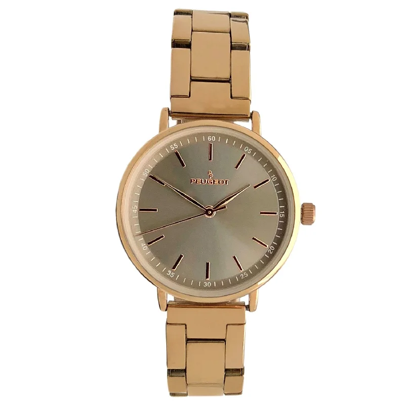 Women's Grey Watch 30mm Sleek Rose Gold  Stainless Steel Bracelet