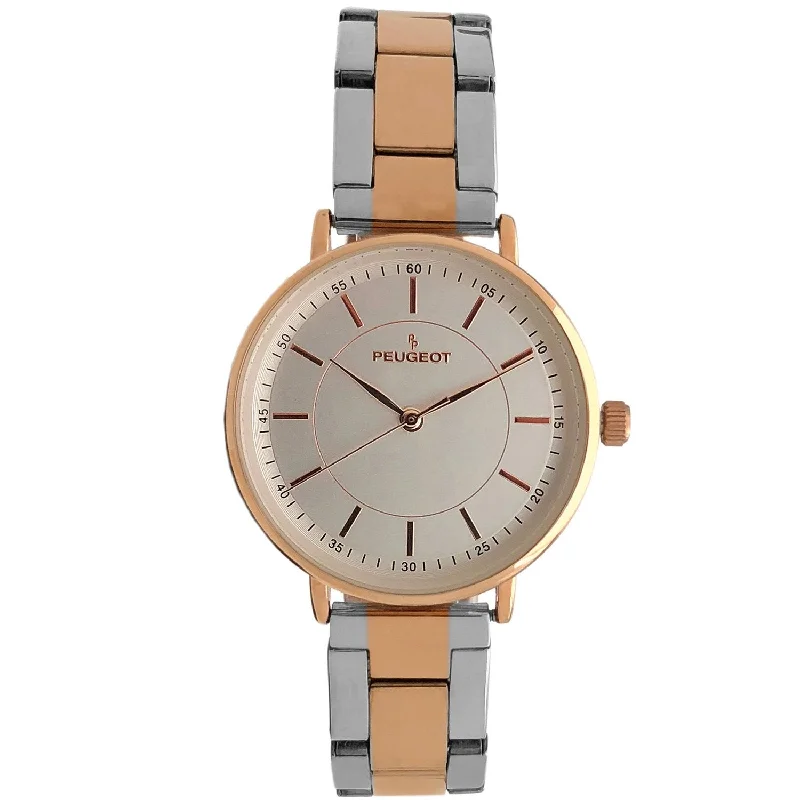 Women's Two Tone Watch 30mm Sleek Stainless Steel Bracelet