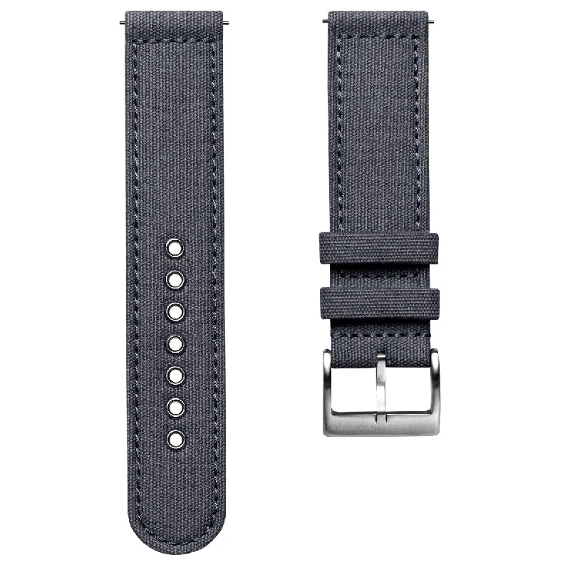 Croyde Canvas Watch Strap - Admiralty Grey